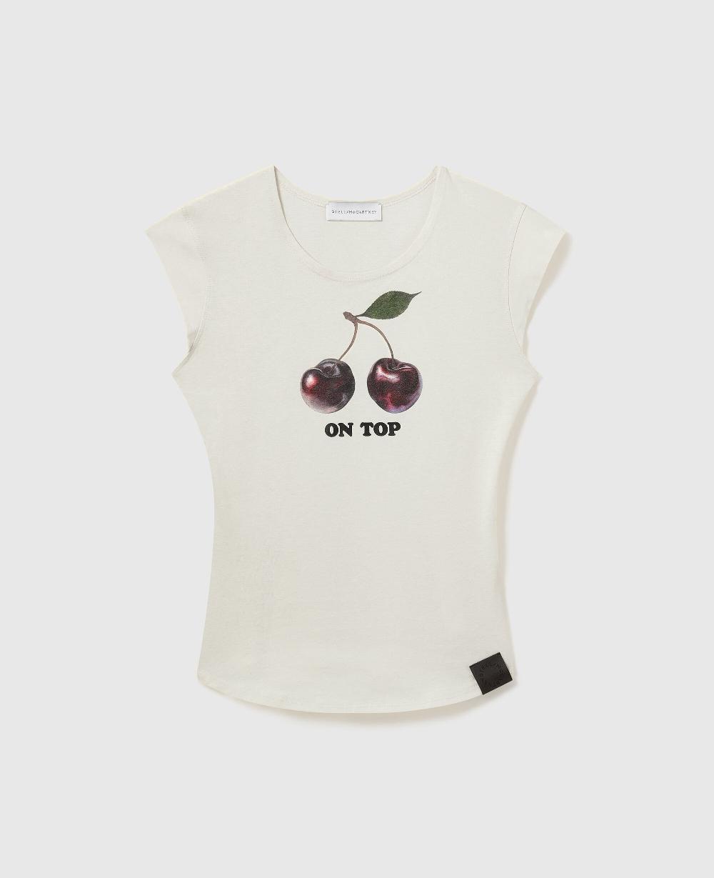 stella Cherry Graphic Sleeveless Baby Tee