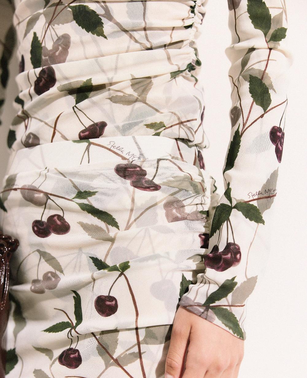 Stella Cherry Print Midi Skirt