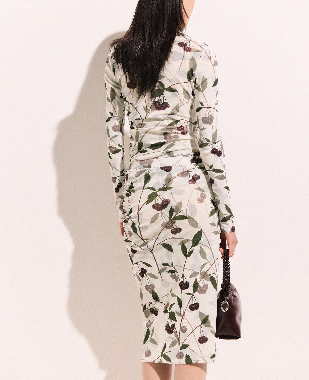 Stella Cherry Print Midi Skirt