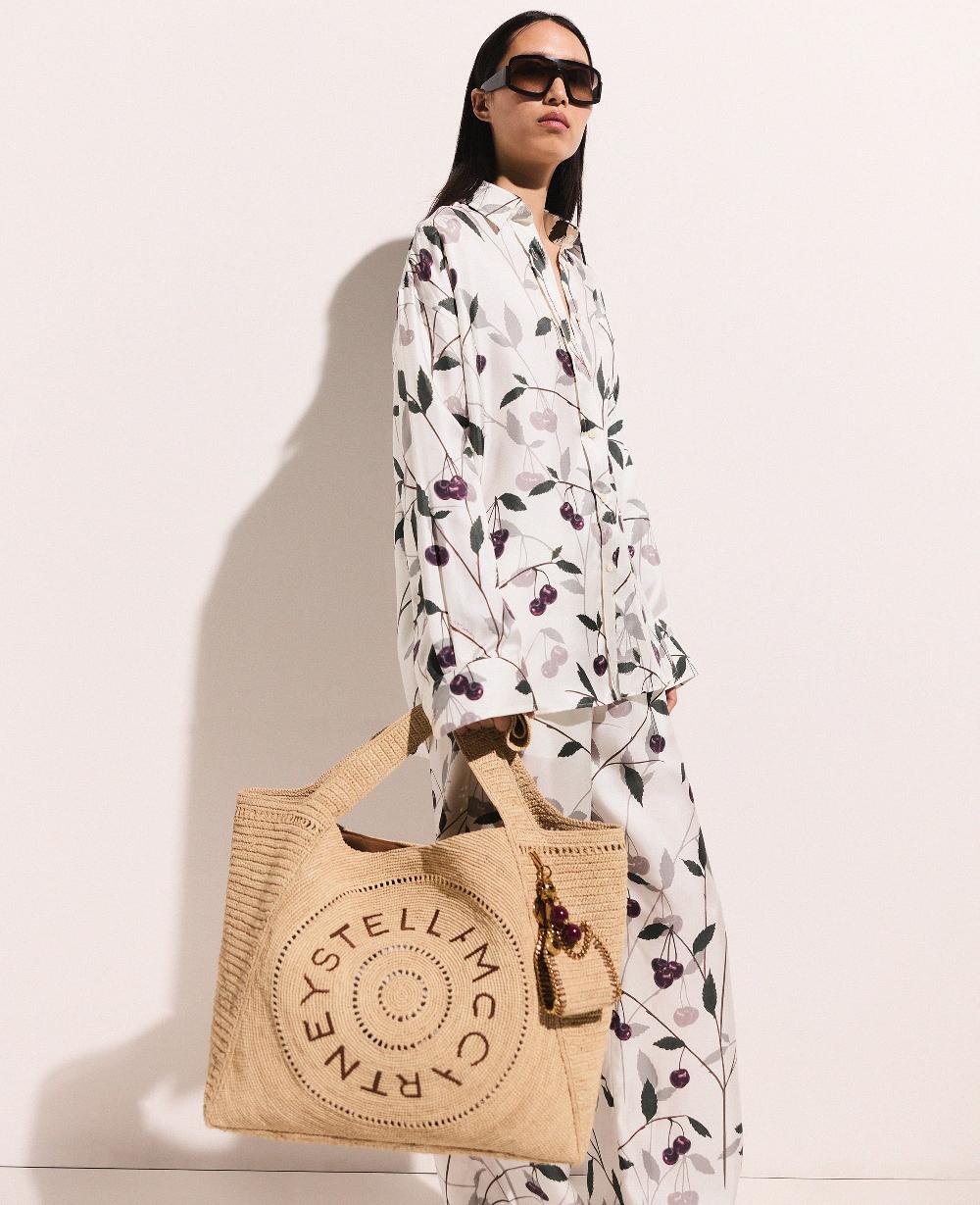 Stella Cherry Print Oversized Shirt