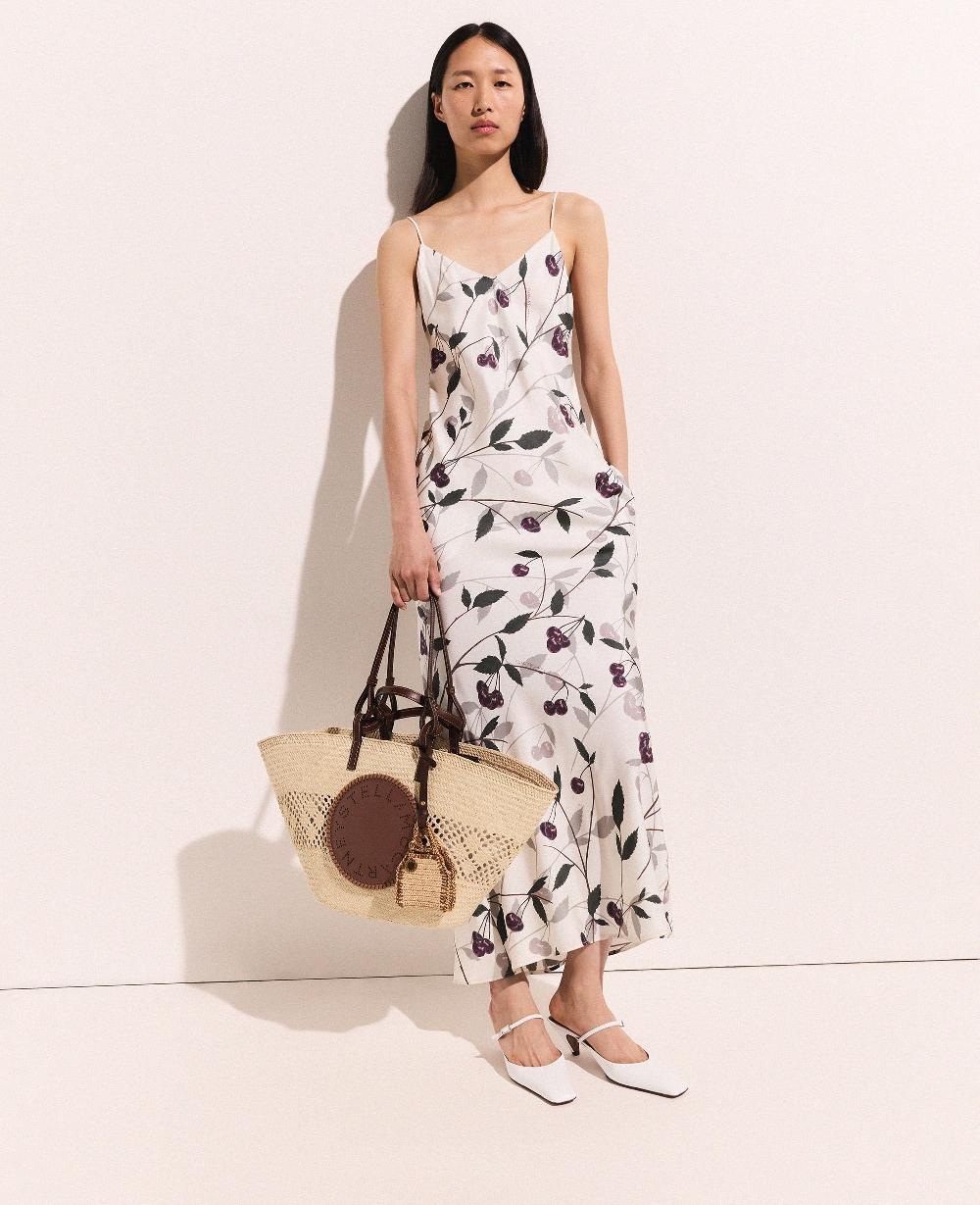 Stella Cherry Print Sleeveless Midi Dress