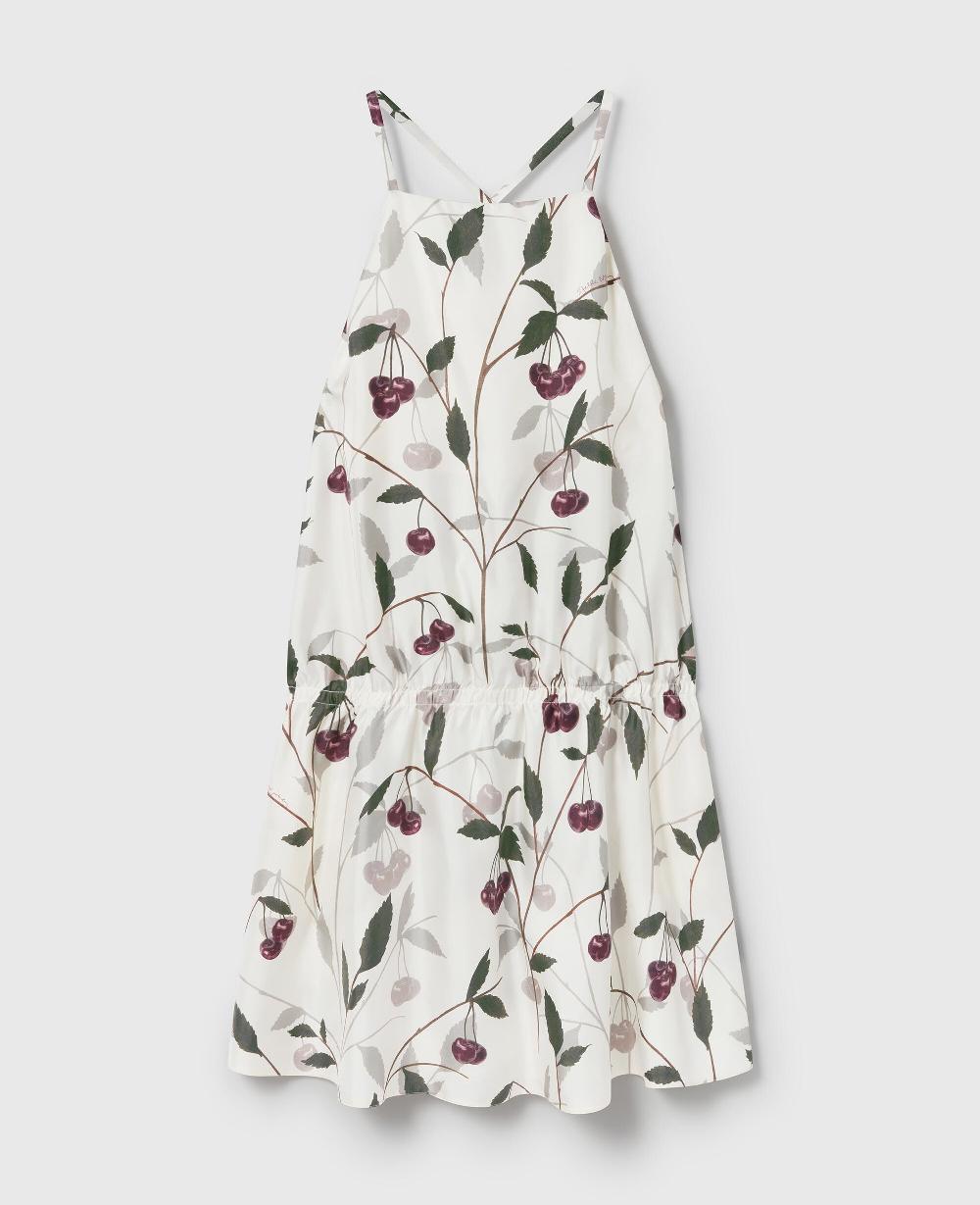 stella Cherry Print Sleeveless Mini Dress