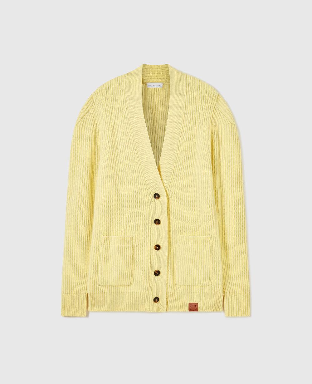 stella Chunky Knit V-Neck Cardigan