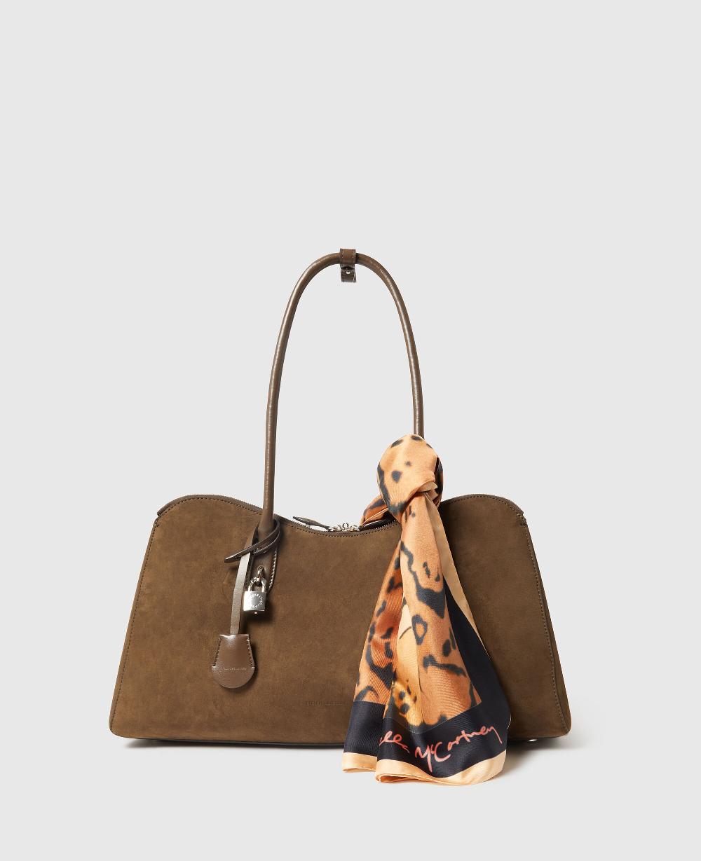 Stella Cloud Leopard Print Square Scarf