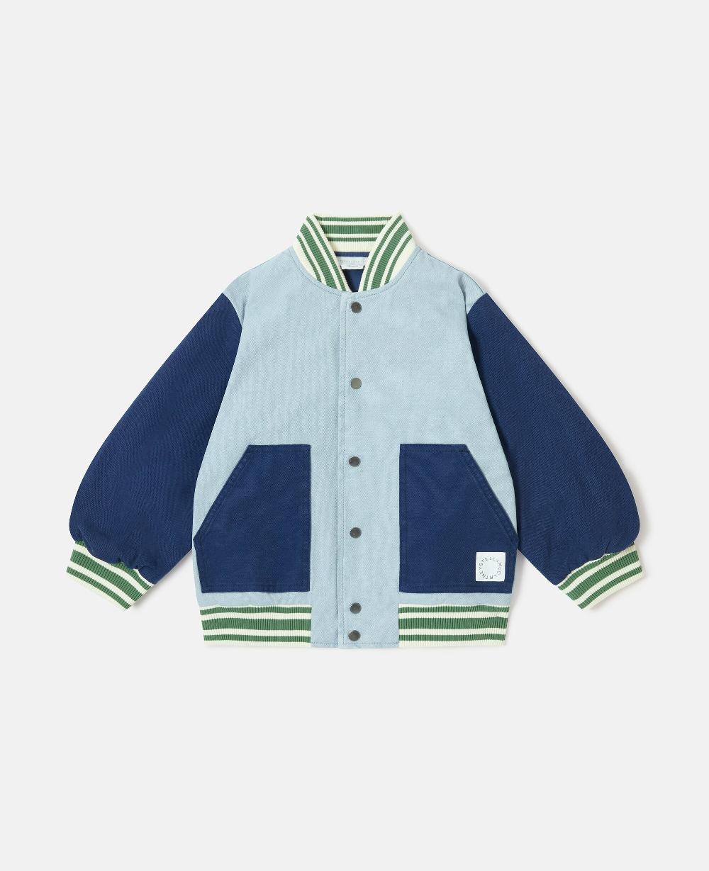 stella Color Blocked Varsity Jacket