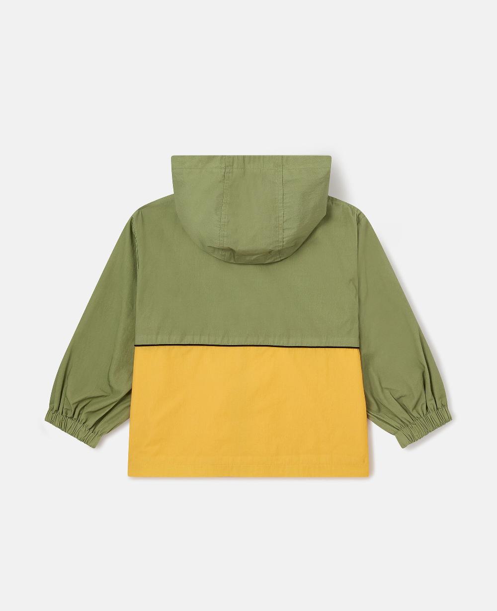 Stella Colour Block Hooded Raincoat