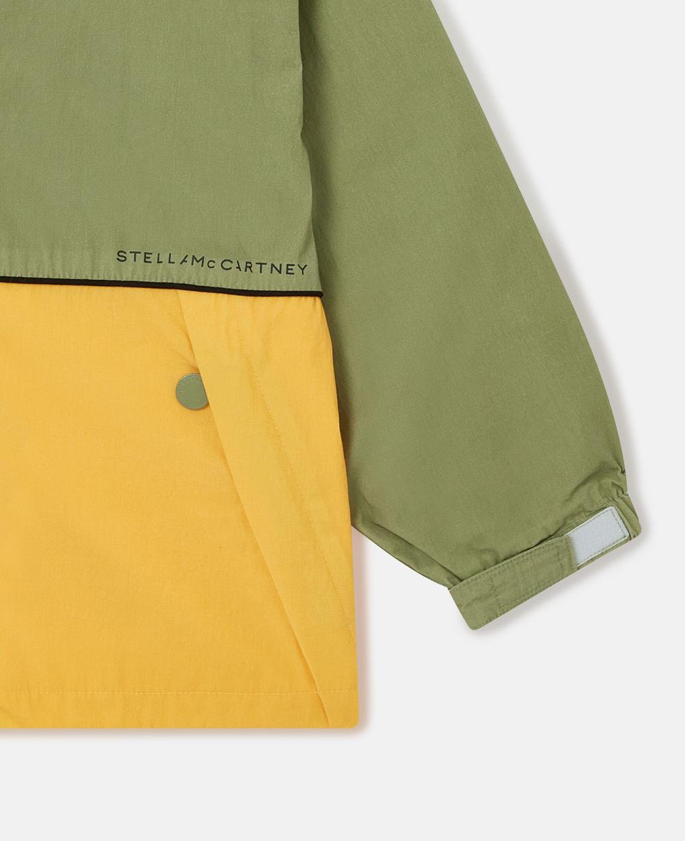 Stella Colour Block Hooded Raincoat