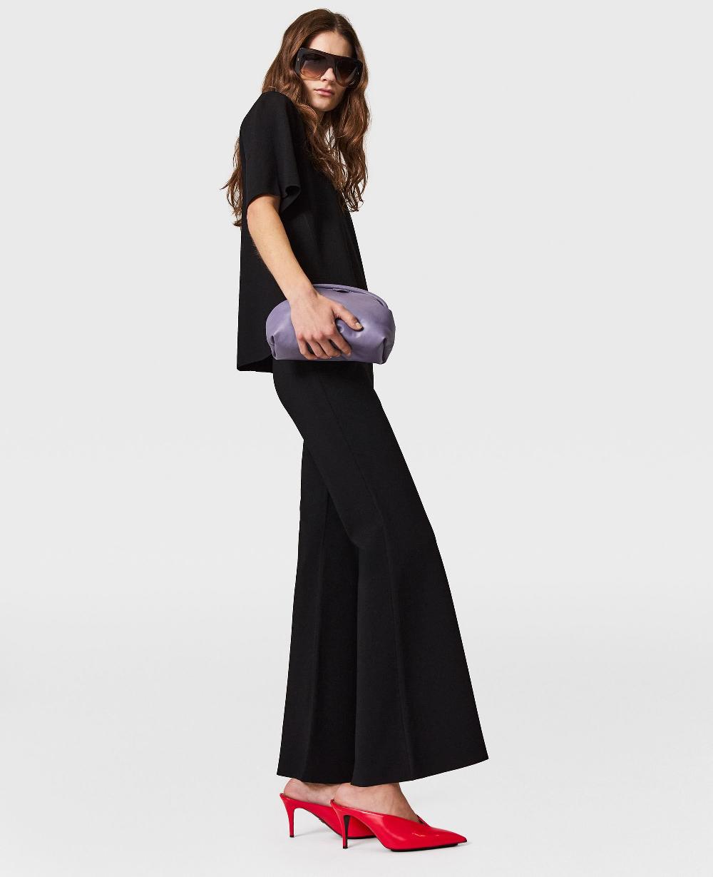 Stella Compact Knit Flared Pants