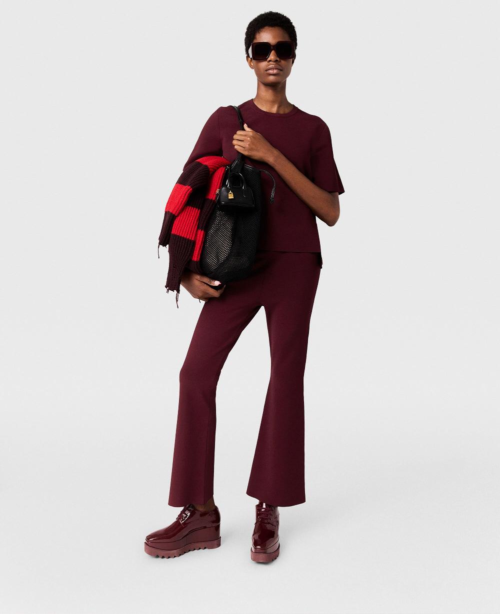 Stella Compact Knit Flared Pants