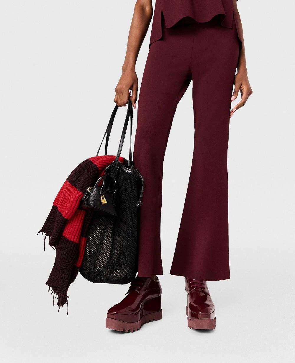 Stella Compact Knit Flared Pants