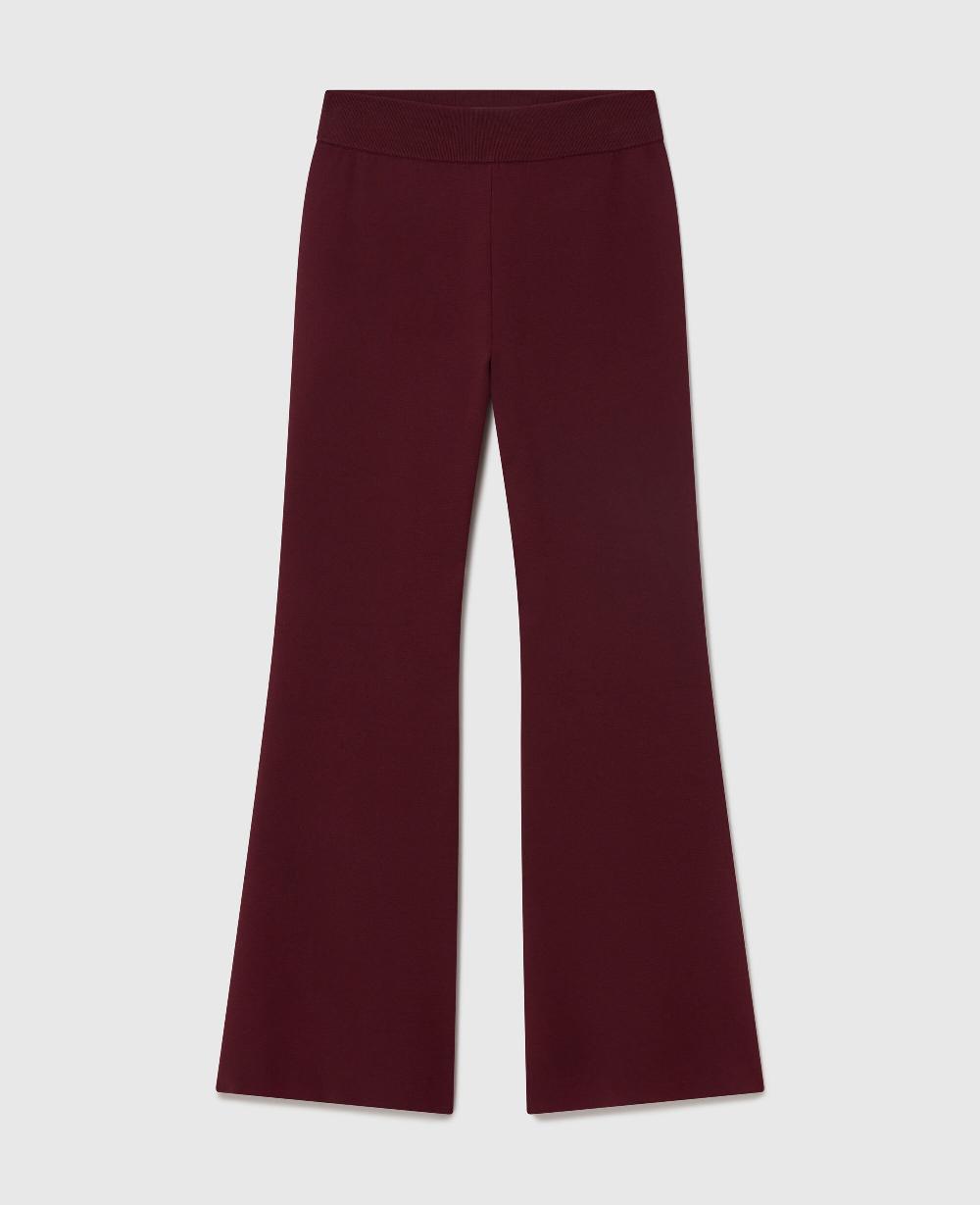 stella Compact Knit Flared Pants