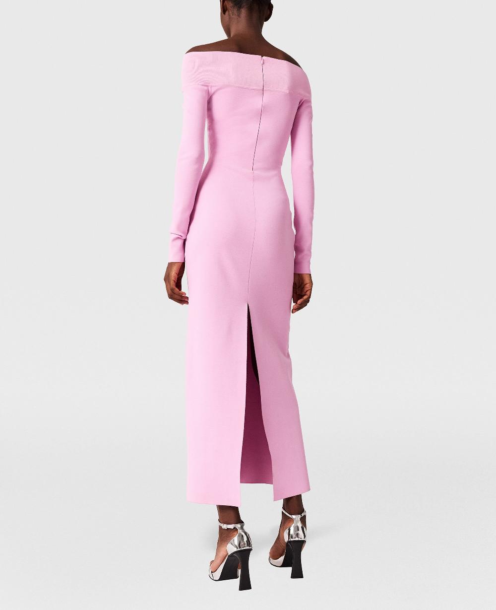 Stella Compact Knit Long Sleeve Dress