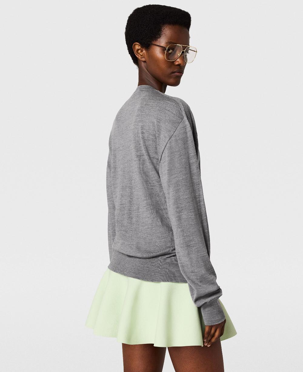 Stella Compact Knit Peplum Mini Skirt