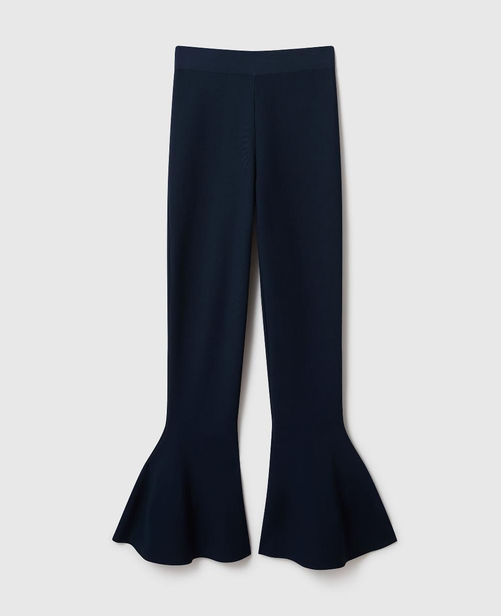 stella Compact Knit Peplum Trousers