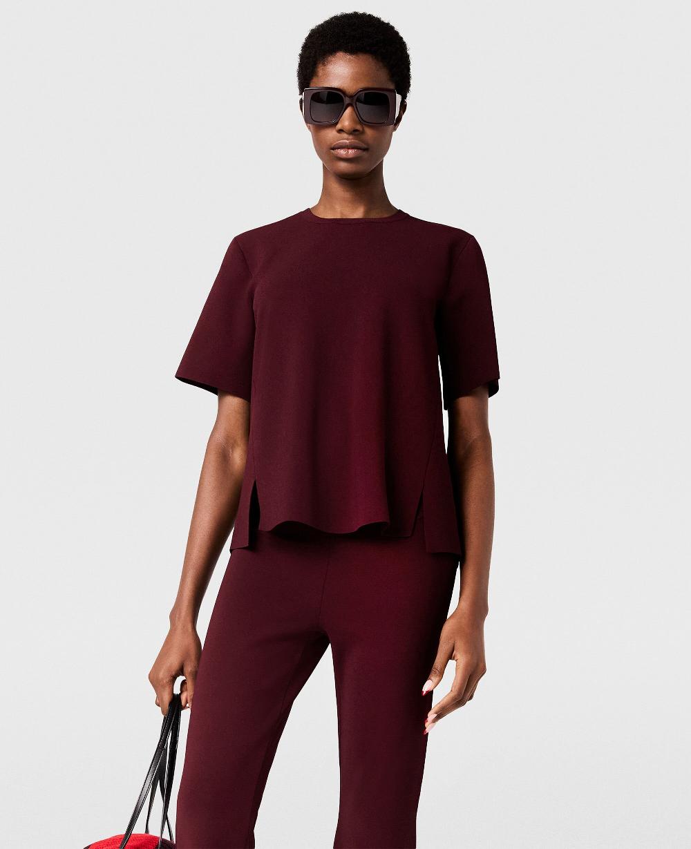 Stella Compact Knit Short-Sleeve T-Shirt