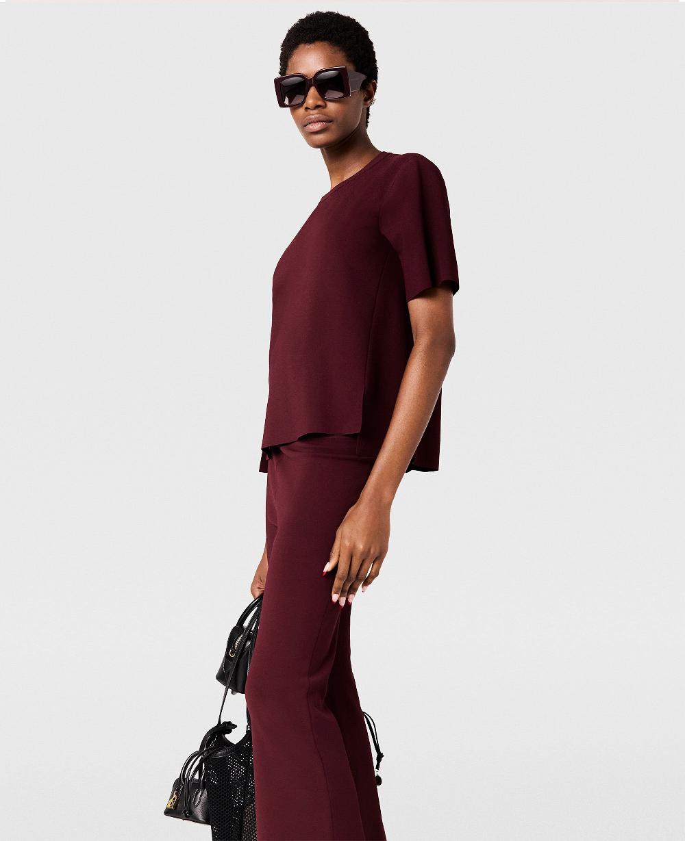 Stella Compact Knit Short-Sleeve T-Shirt