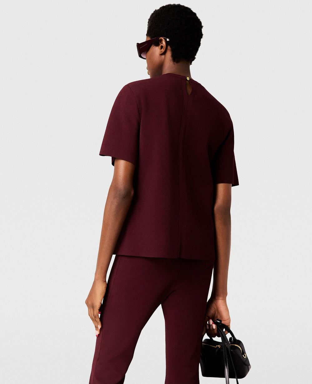 Stella Compact Knit Short-Sleeve T-Shirt