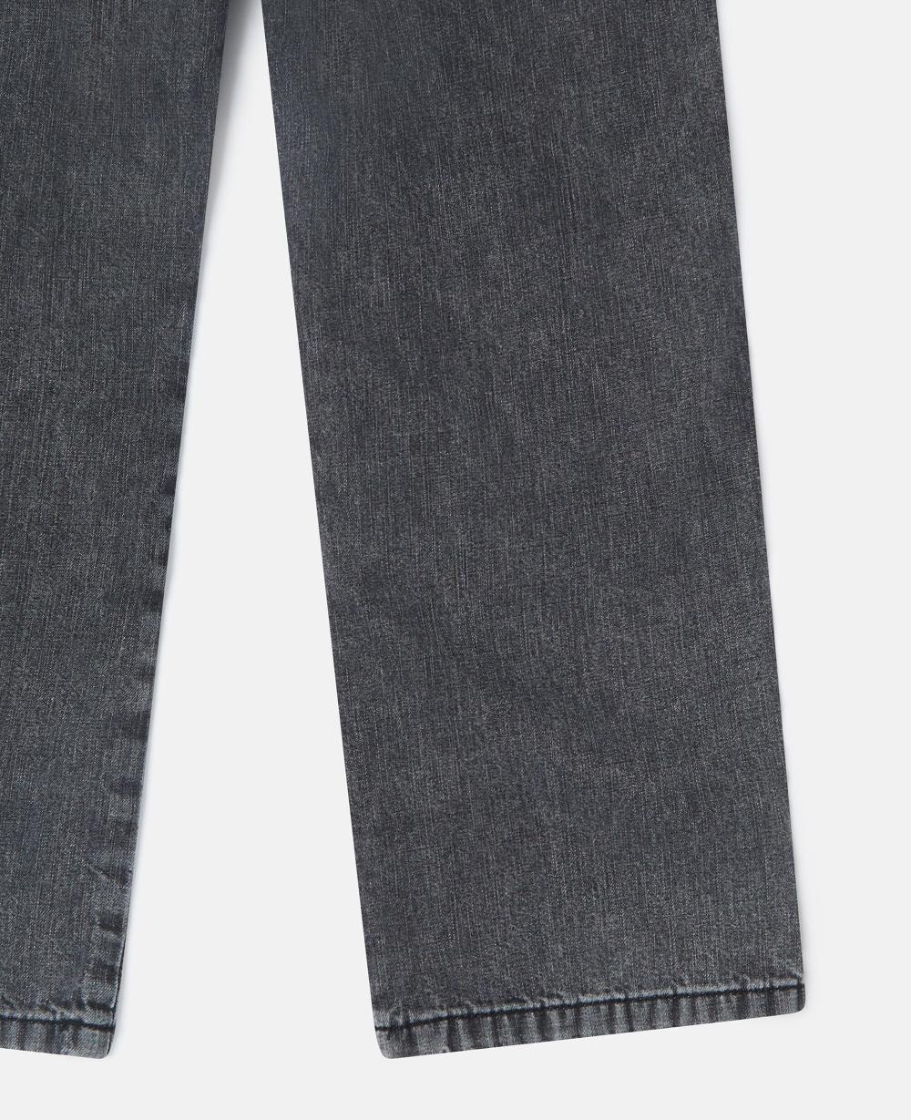 Stella Contrast Panel Straight-Leg Denim Jeans