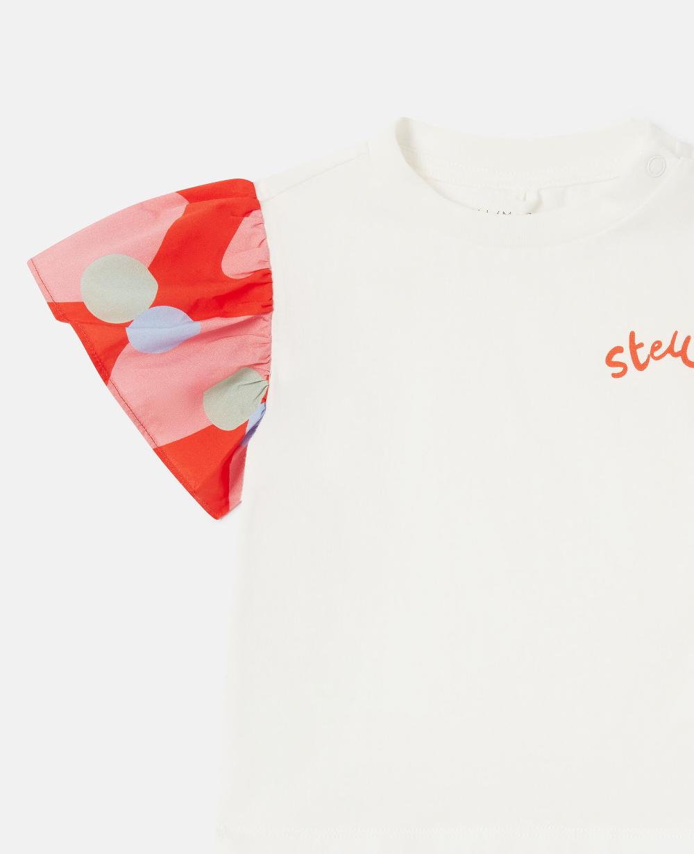 Stella Contrast Sleeve Graphic T-Shirt