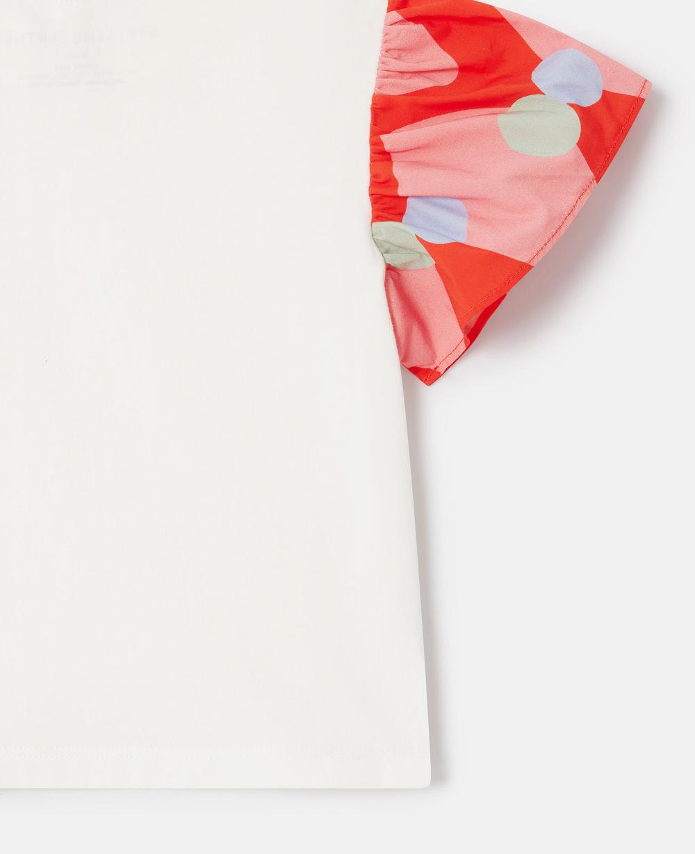 Stella Contrast Sleeve Graphic T-Shirt