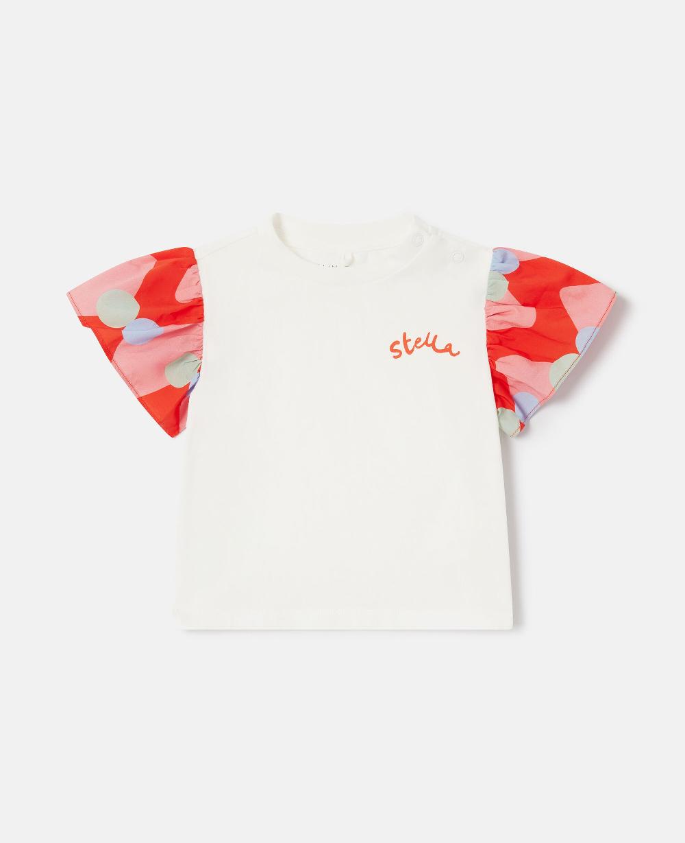 stella Contrast Sleeve Graphic T-Shirt