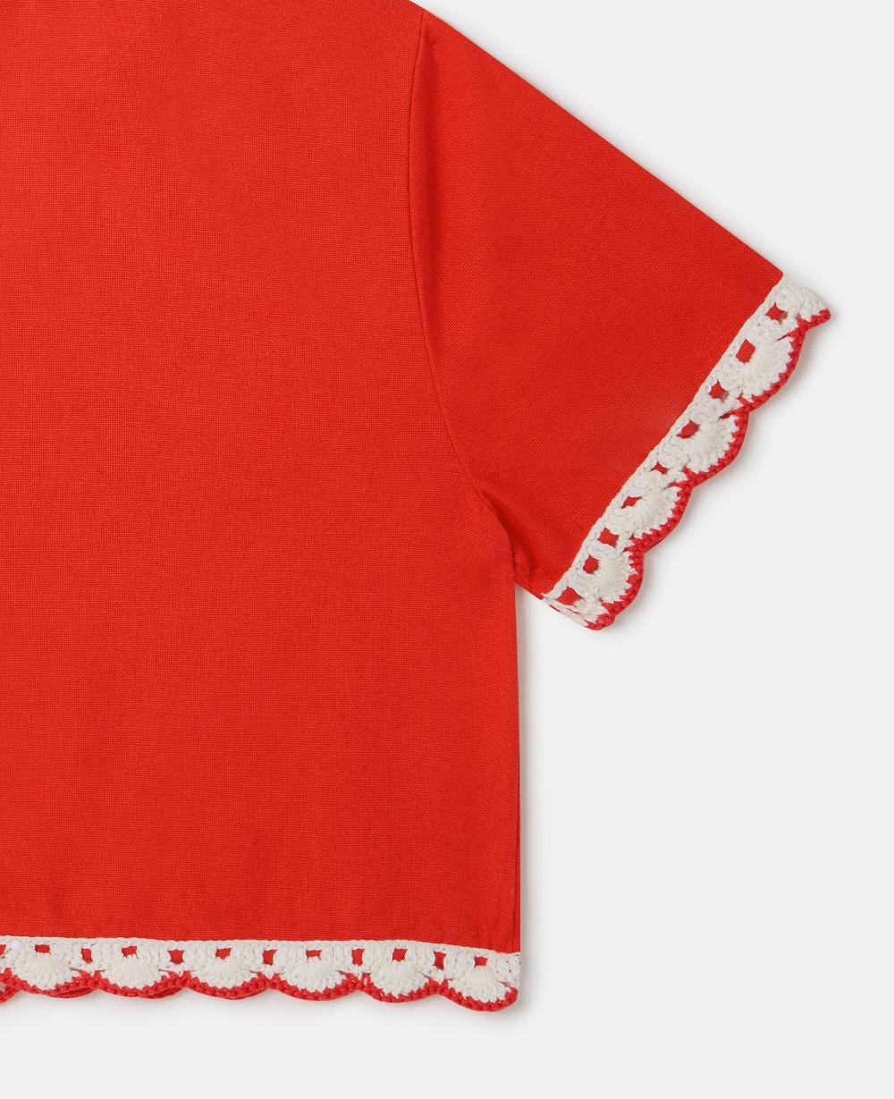 Stella Contrast Trim Knit Cardigan