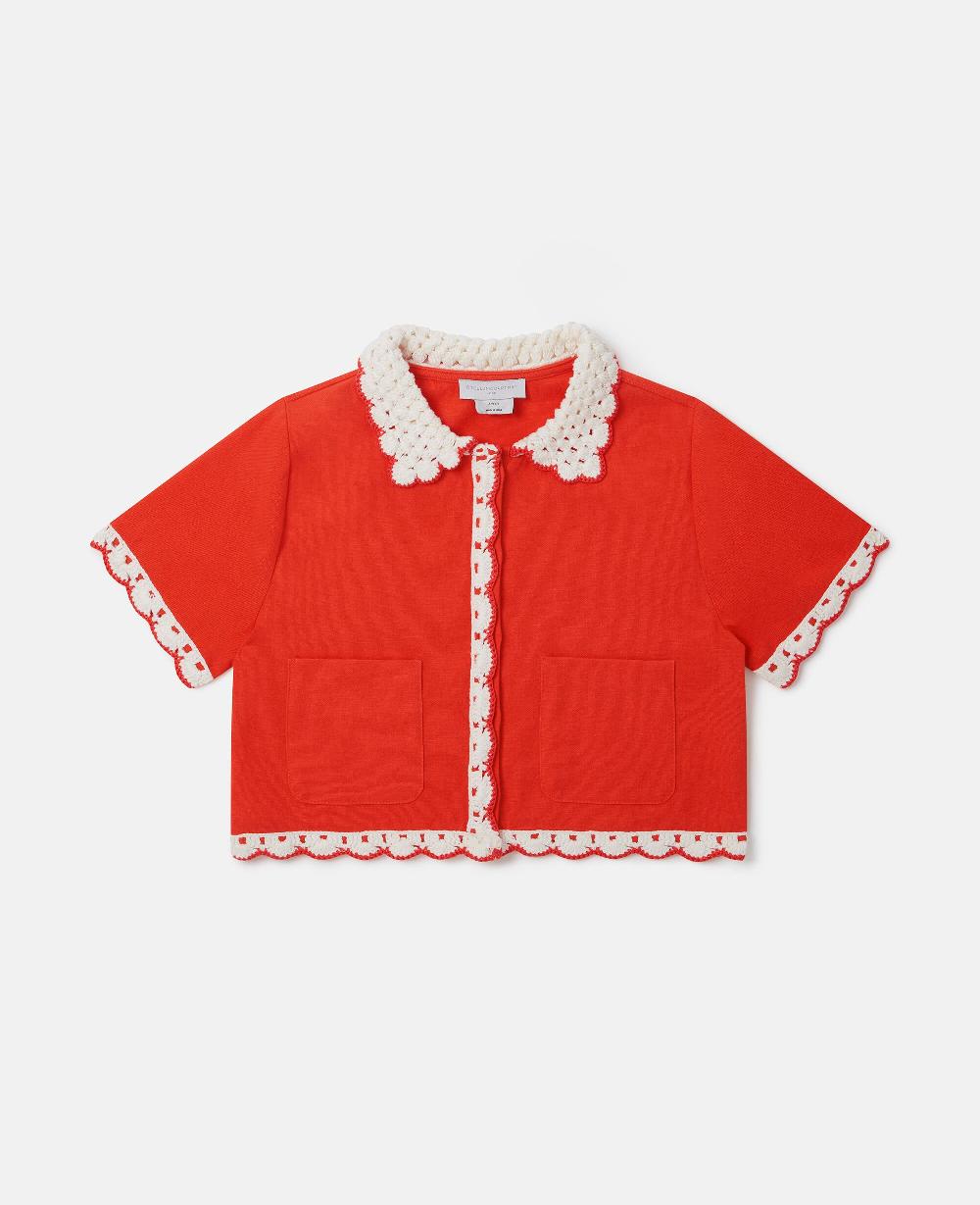 stella Contrast Trim Knit Cardigan