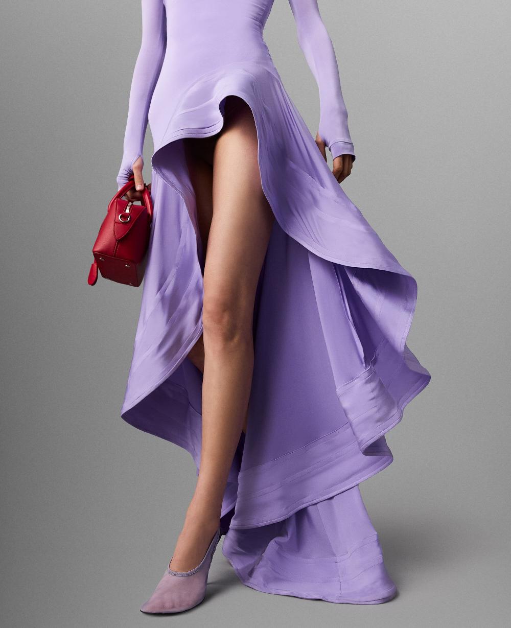 Stella Crepe Jersey Frill Cocktail Dress