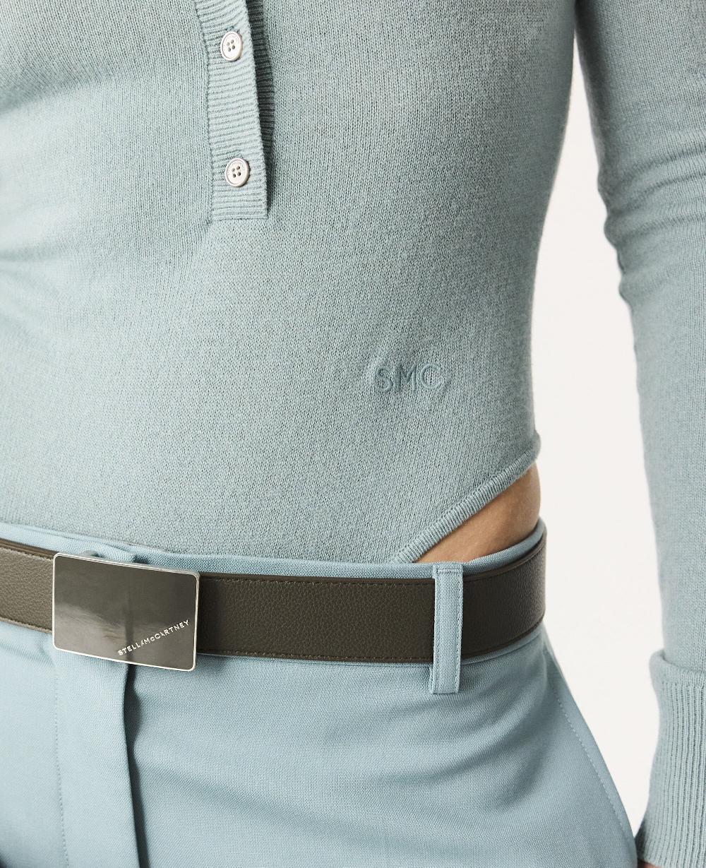 Stella Crewneck Ribbed Long-Sleeve Bodysuit