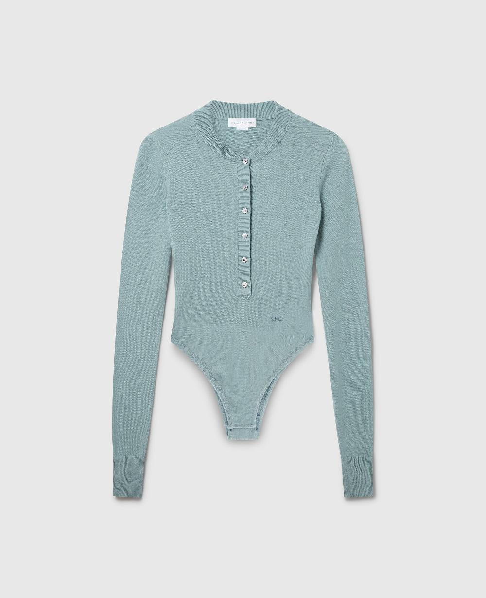 stella Crewneck Ribbed Long-Sleeve Bodysuit
