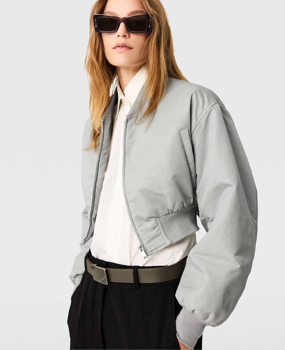 Stella Cropped Bomber Jacket