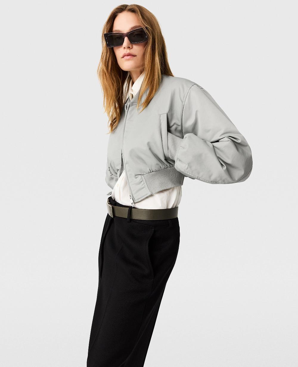 Stella Cropped Bomber Jacket
