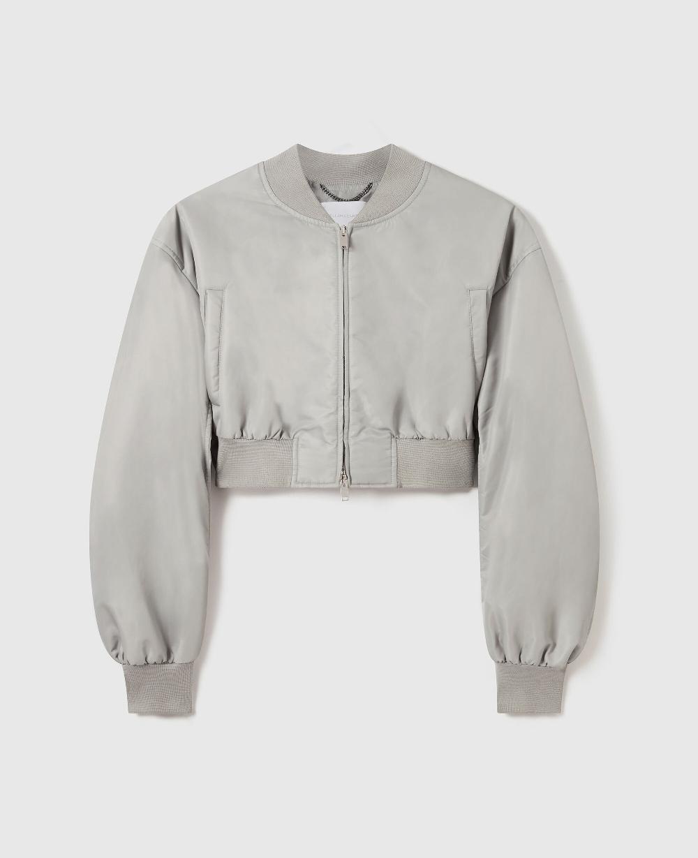 stella Cropped Bomber Jacket