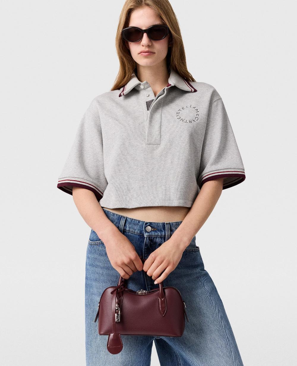 Stella Cropped Short-Sleeve Rugby Shirt