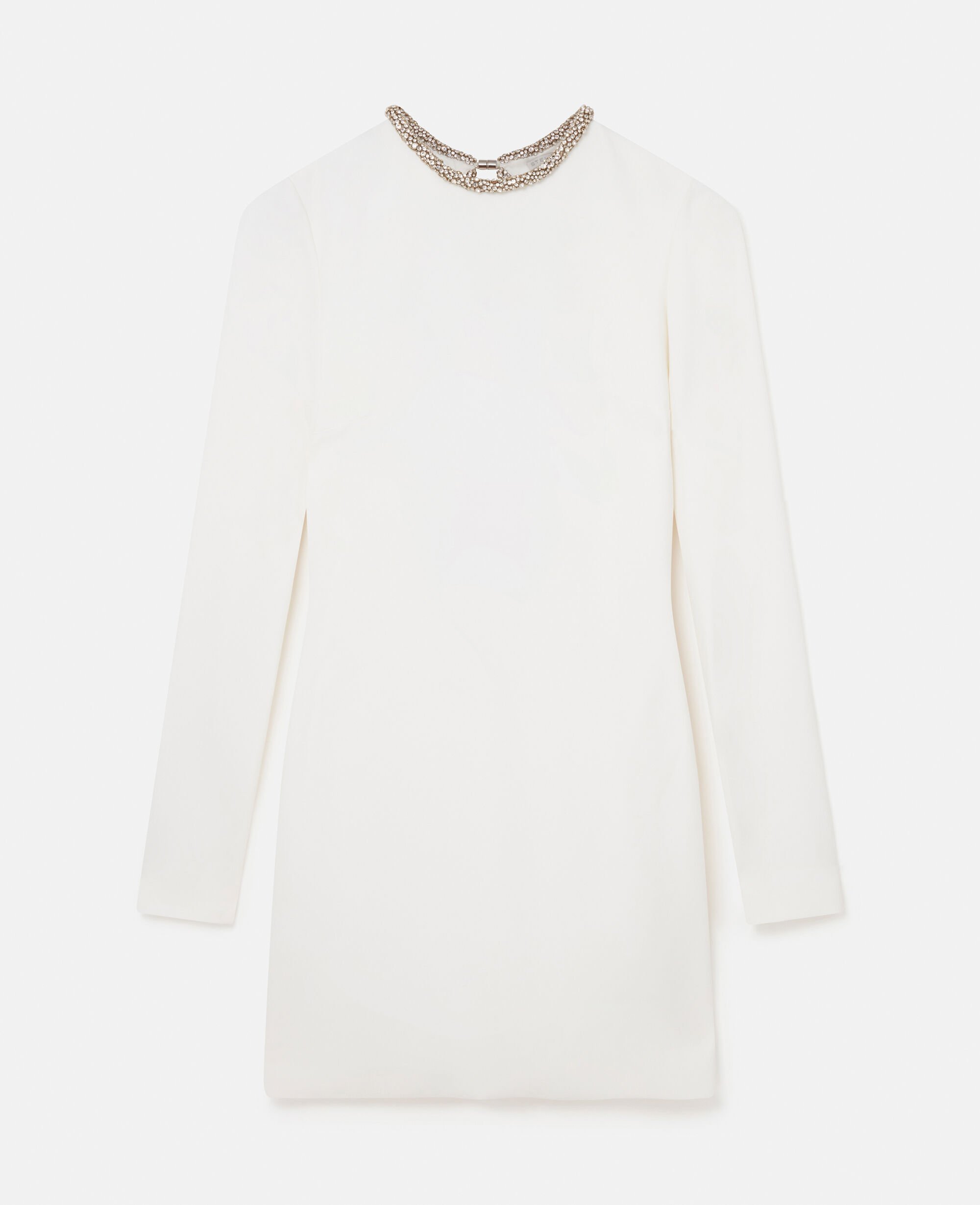 stella Crystal Collar Cocktail Mini Dress