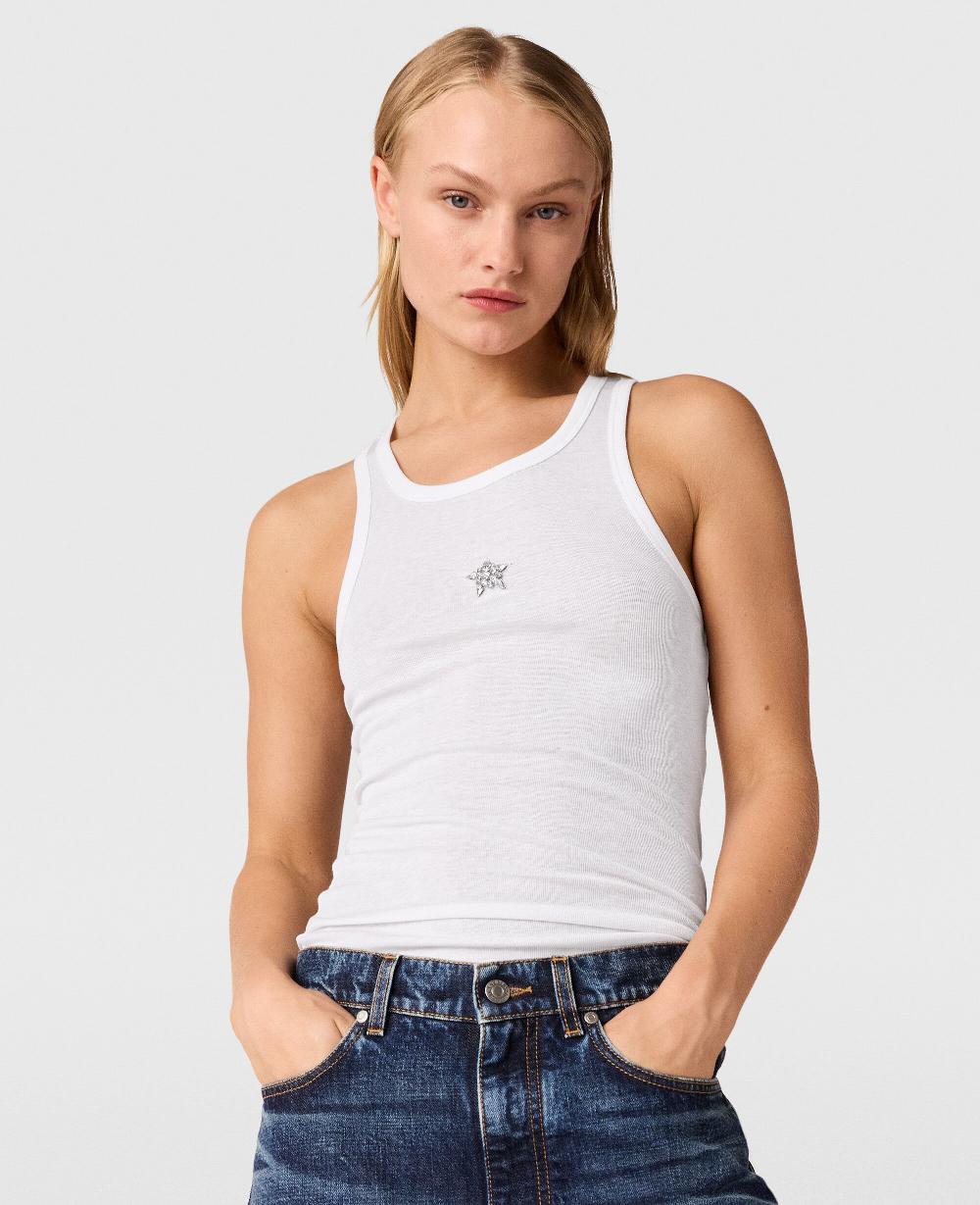 Stella Crystal Star Racerback Tank Top