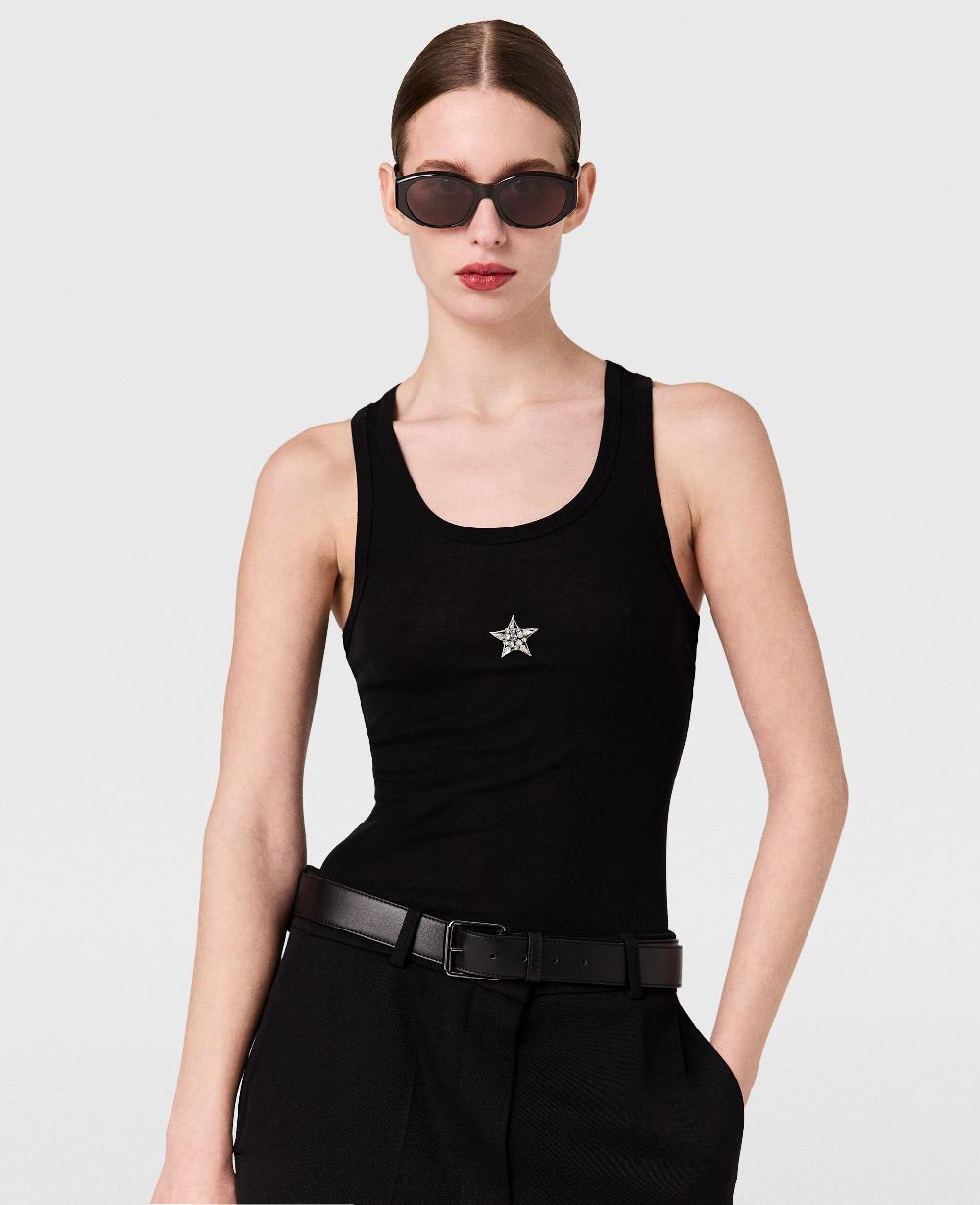 Stella Crystal Star Racerback Tank Top