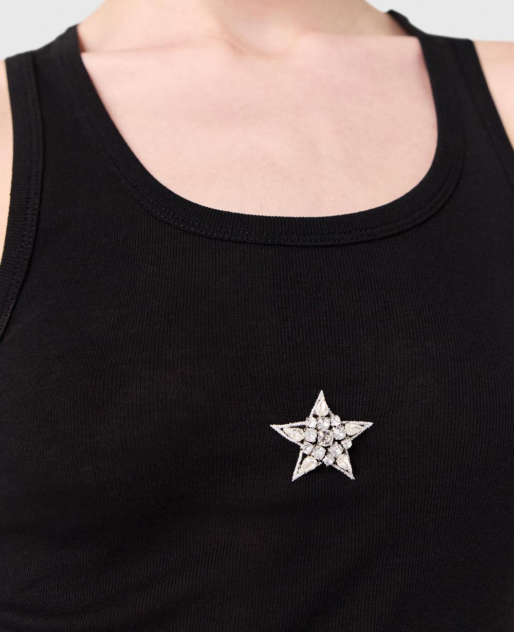 Stella Crystal Star Racerback Tank Top