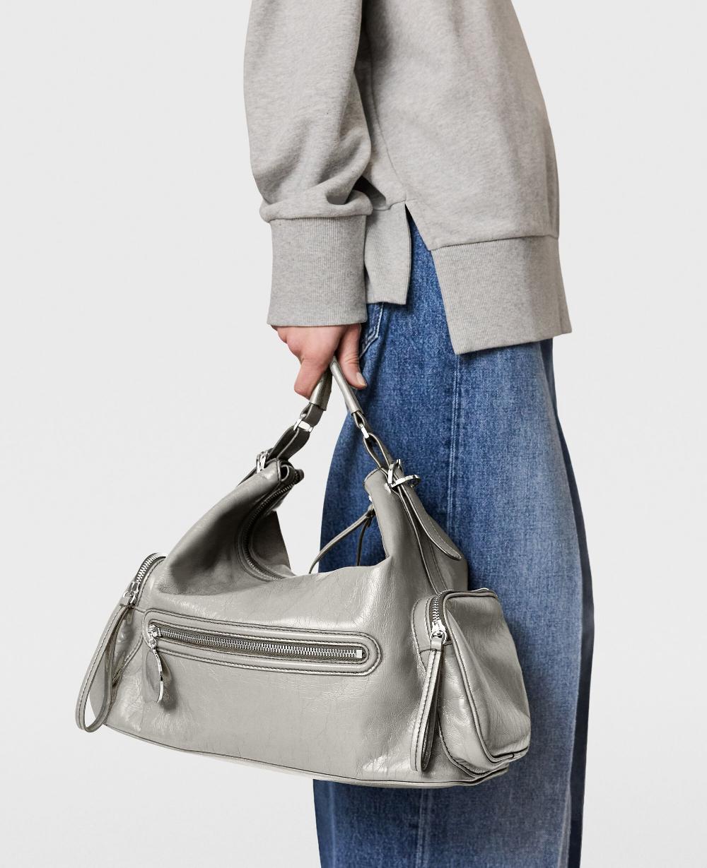 Stella Dartmoor Cracked Patent Shoulder Bag