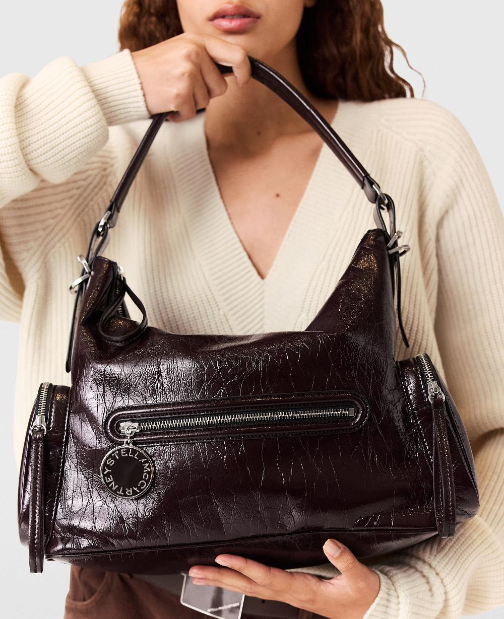 Stella Dartmoor Cracked Patent Shoulder Bag