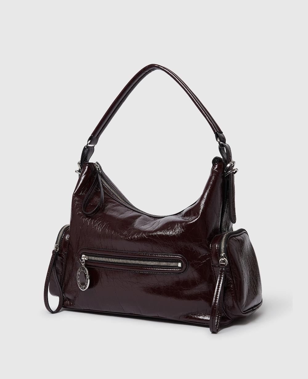 Stella Dartmoor Cracked Patent Shoulder Bag