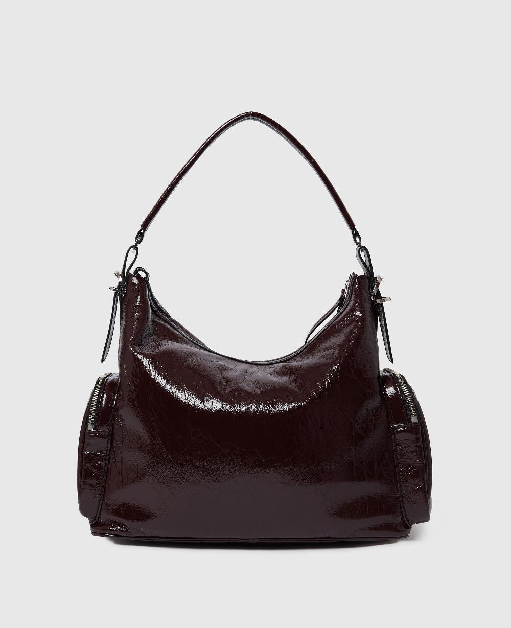 Stella Dartmoor Cracked Patent Shoulder Bag