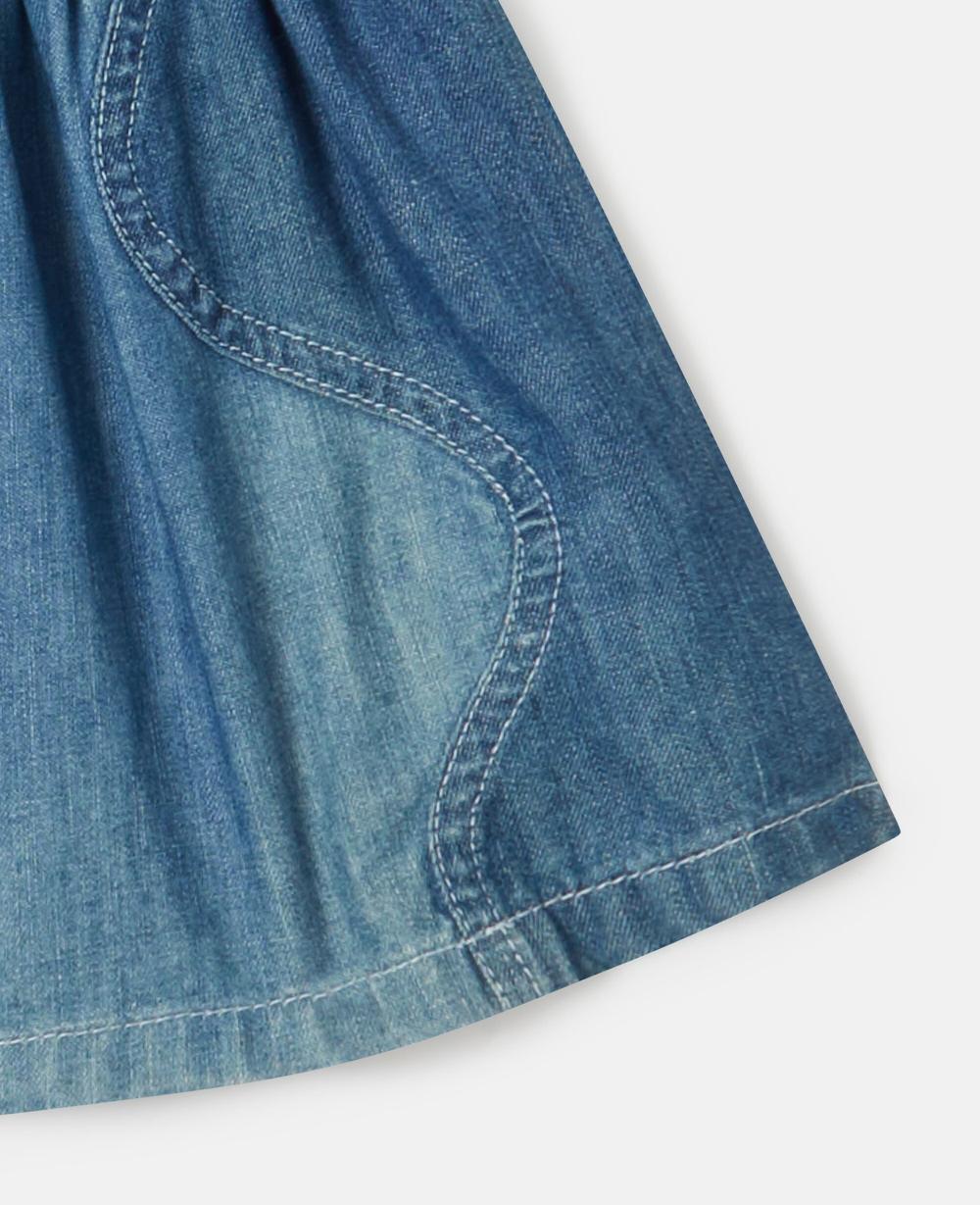 Stella Denim Tiered Dress