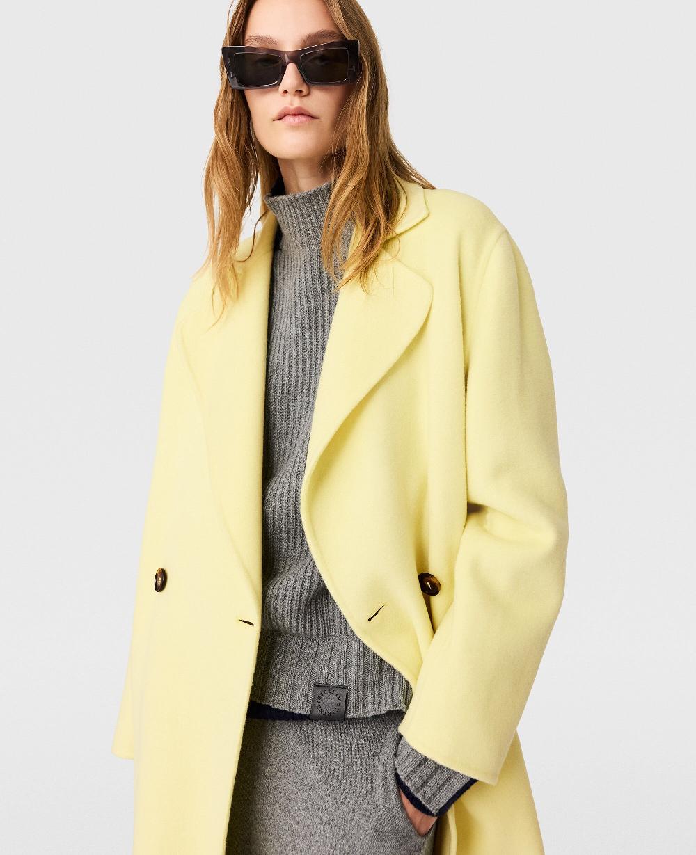 Stella Double-Breasted Longline Peacoat