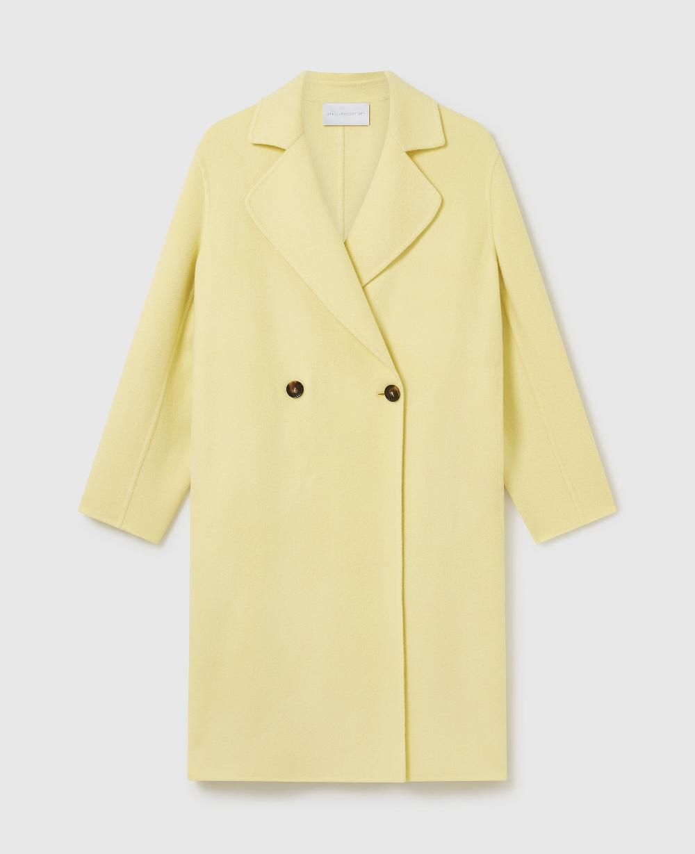 stella Double-Breasted Longline Peacoat