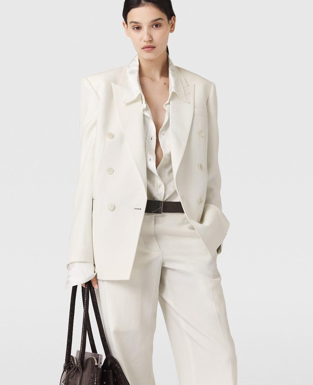 Stella Double-Breasted Tuxedo Blazer