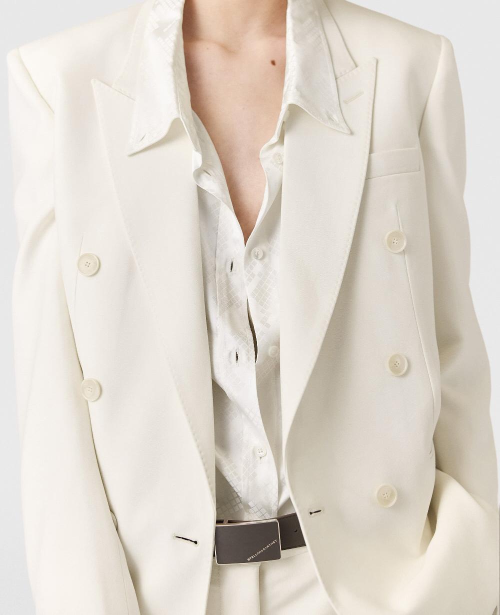 Stella Double-Breasted Tuxedo Blazer