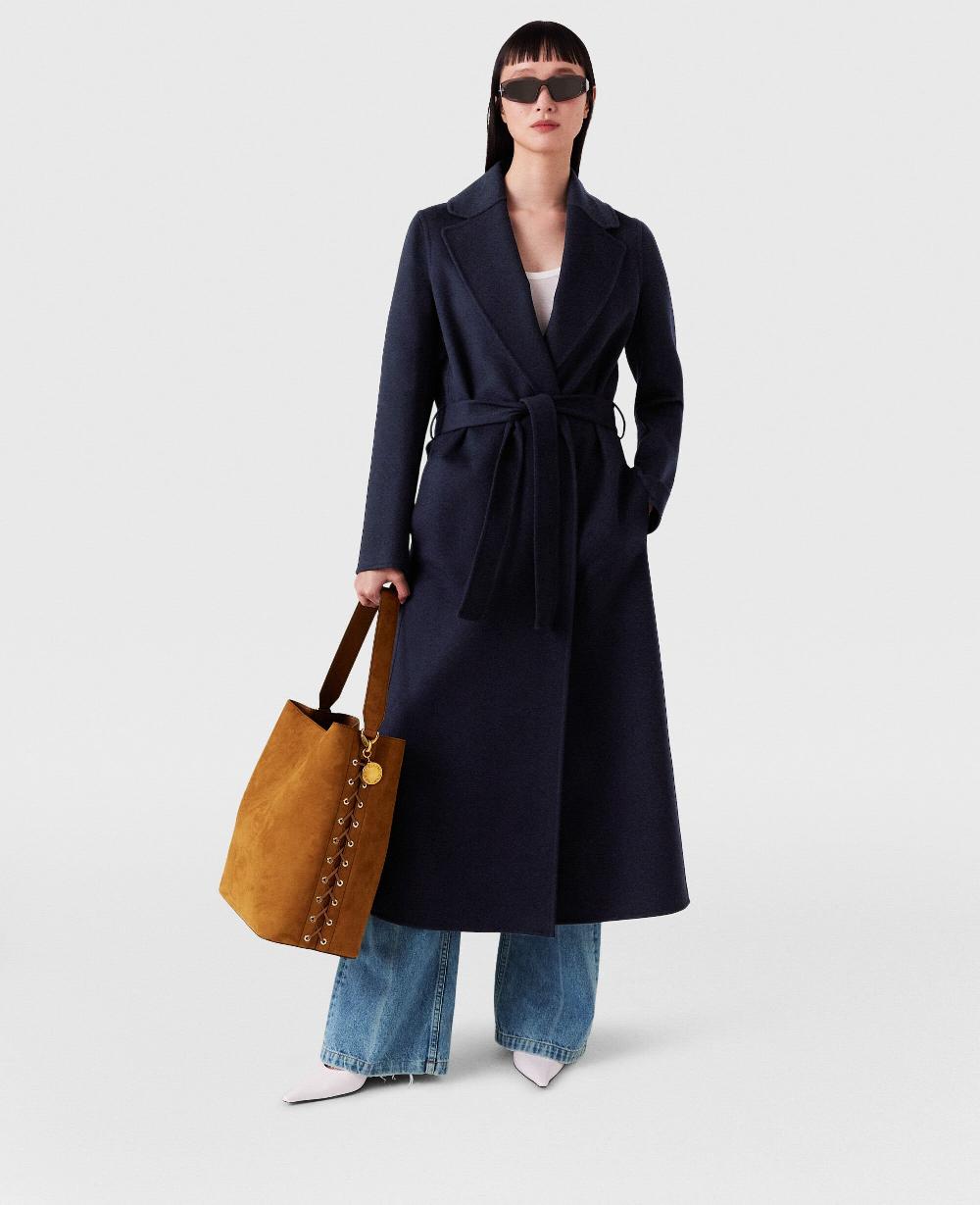 Stella Double-Faced Belted Trench Coat