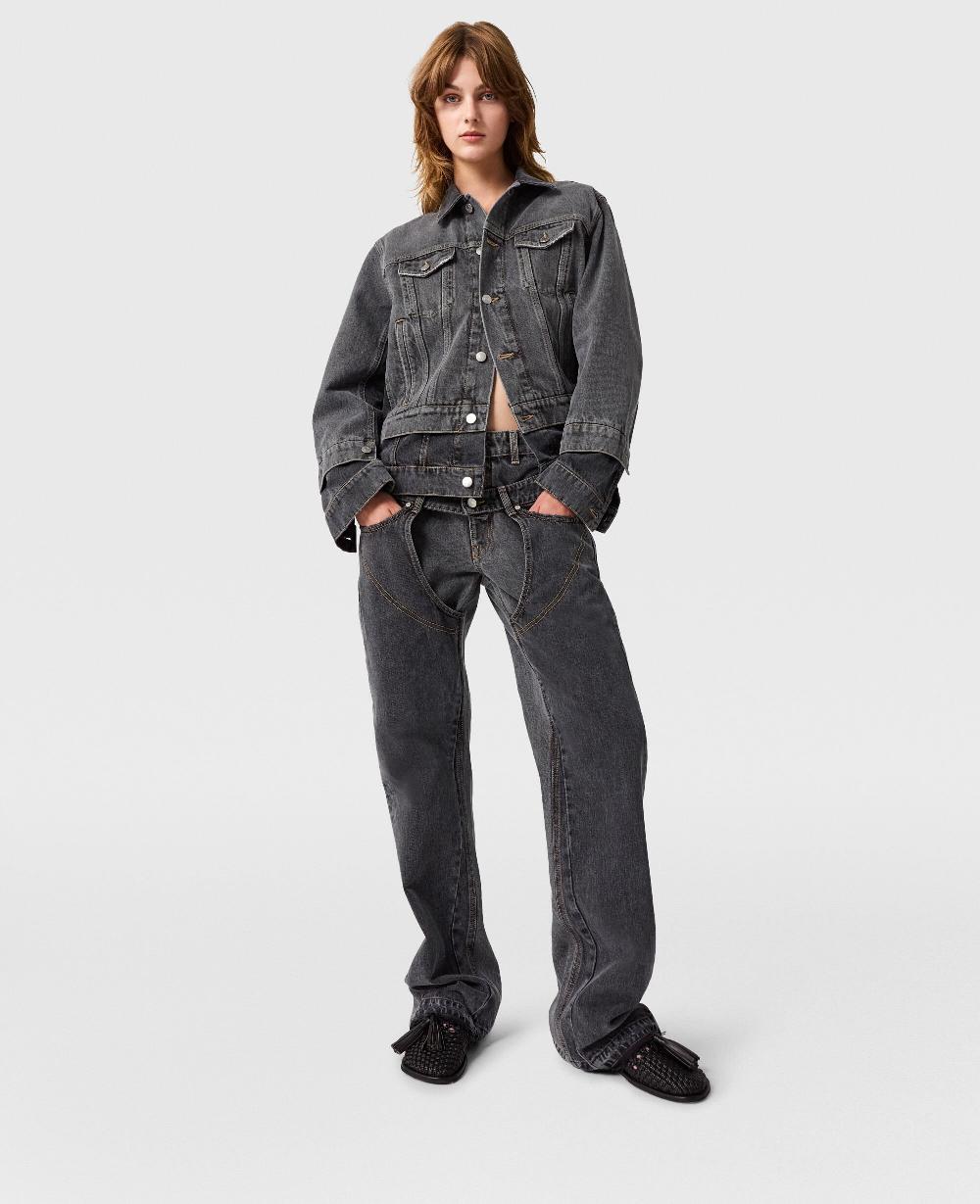 Stella Double Waistband Chap Jeans