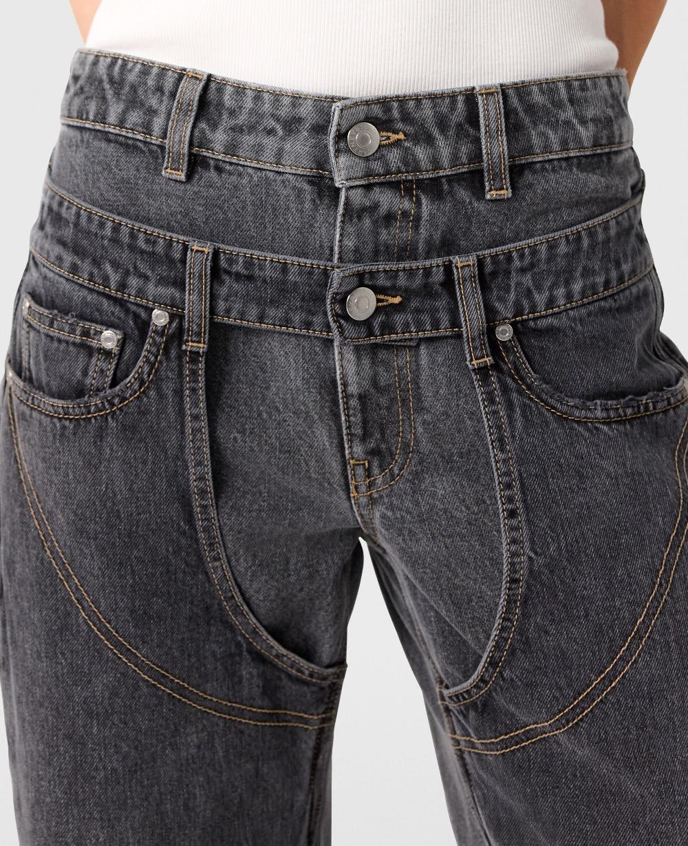 Stella Double Waistband Chap Jeans